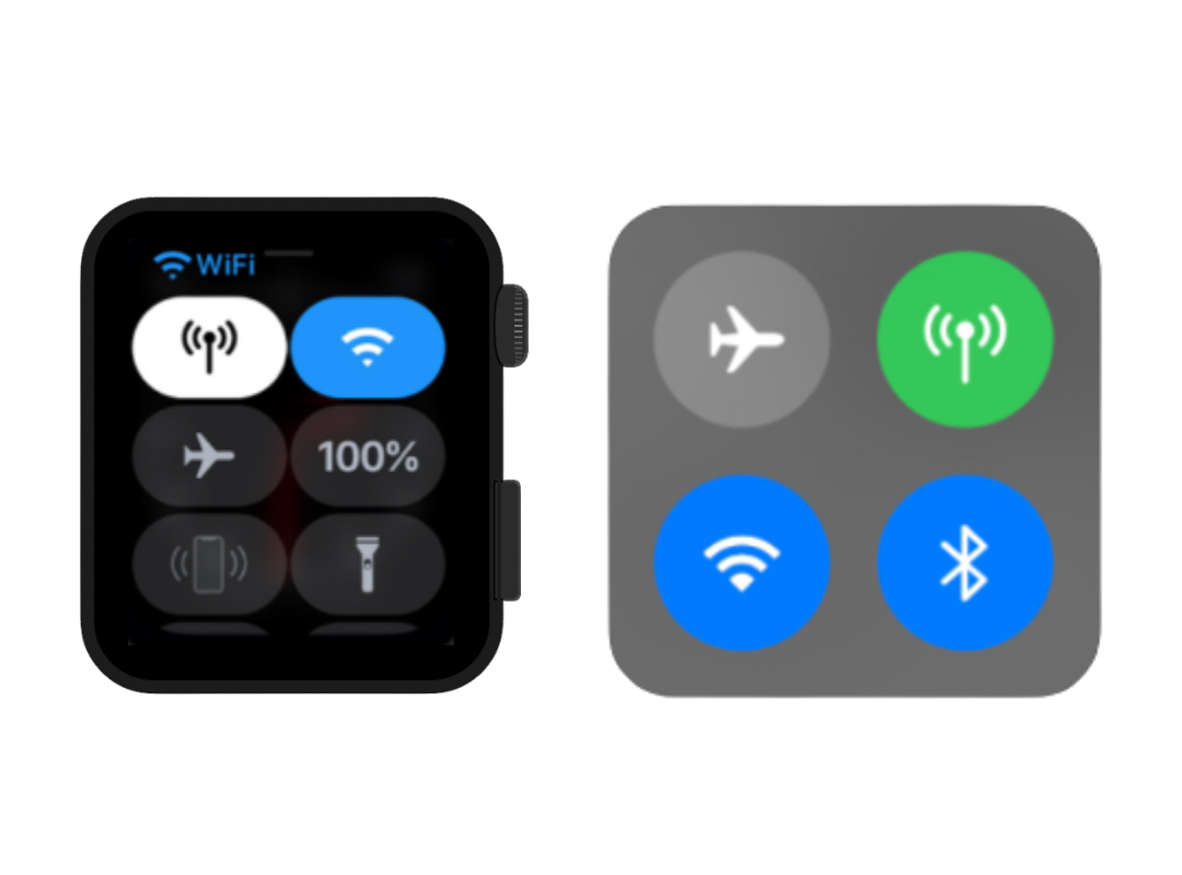 Bluetooth and WiFi settings